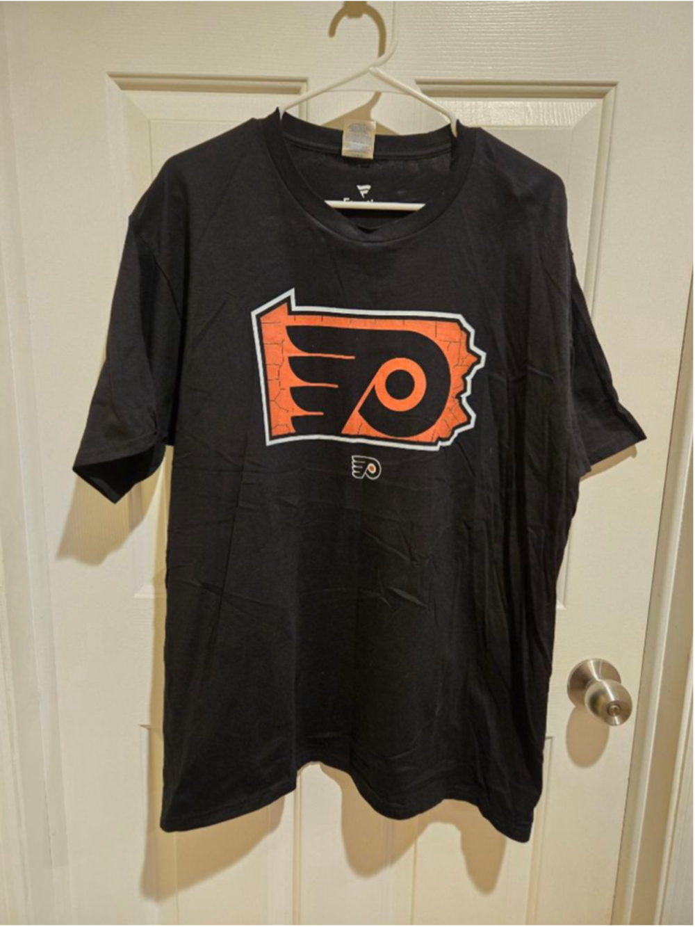 Men's Fanatics Black Philadelphia Flyers Short Sleeve Tee XL